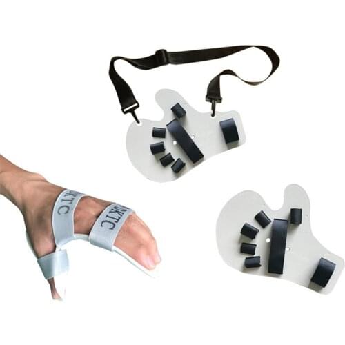 1 pcs Points fingerboard stroke hemiplegia rehabilitation training fingers bend orthotics hand fixed splint for adult children