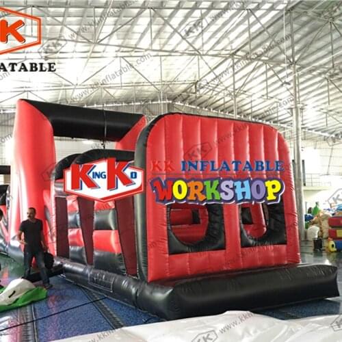 Climb and bounce Children Inflatable obstacle bouncer, inflatable radical rush obstacle assult