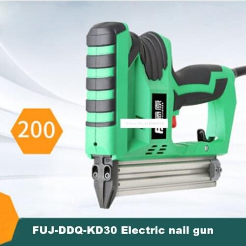 Professional Electric Nail Gun FUJ-DDQ-KD30 F30 Straight Nail Gun Woodworking Nailing Tools 200 Pieces / min AC198v-242v / 50Hz