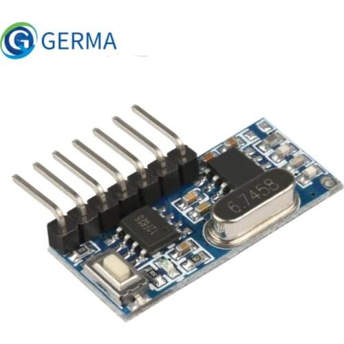 GREMA 433mhz RF Receiver Learning Code Decoder Module 433 mhz Wireless 4 CH output For Remote Controls 1527 2262 encoding