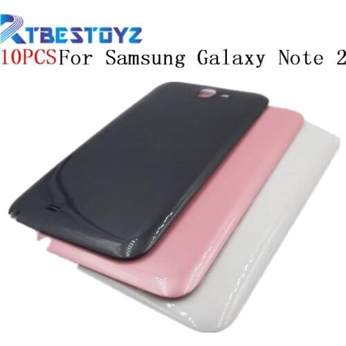 RTBESTOYZ 10PCS/Lot Back Cover Housing Door For Samsung Galaxy Note 2 N7100 Housing Battery Rear Cover Case