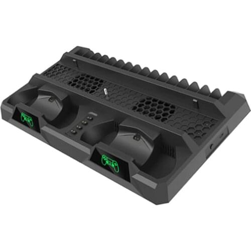 Vertical Stand for PS4 Slim Pro Dual Charge Station Cooler