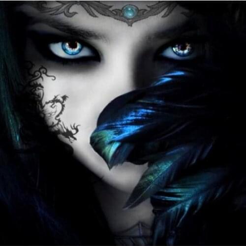 5D DIY Diamond Painting Full Square Round Diamond Embroidery Inlay Art Fashion Crafts Gift Party Home Decoration Anime Eyes