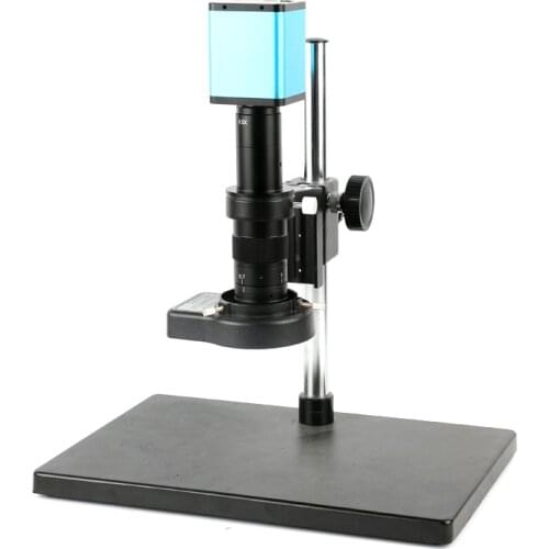 1080P 60FPS SONY SENSOR IMX290 HDMI USB Digital Mouse control Microscope Camera + 180X 300X Zoom Lens for Smartphone PCB Repair