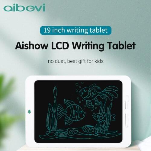 Aibevi Electronic Graphic Tablets 19'' Drawing Board LCD Screen Writing Tablet Digital Drawing Electronic Handwriting Pad Board
