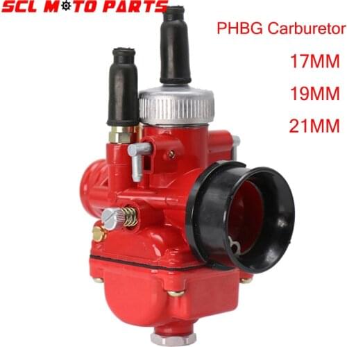 ALconstar-Motorcycle Carburetor PHBG DS AD 17mm 19mm 21mm 17.5mm 19.5mm JOG50 JOG90 BWS100 Motorcycle Fit 50-100cc Engine