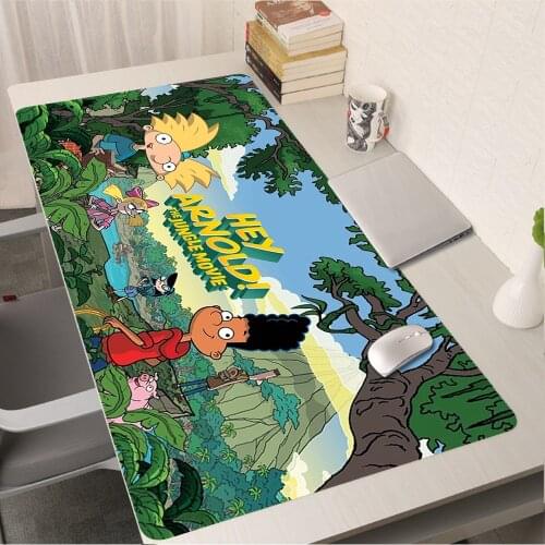 Hey arnold Anime Mousepad Popular Custom DIY Long Gaming Mouse Pad 900x300 Large Size Pad Mat Extended For Deskmat Mouse Mat