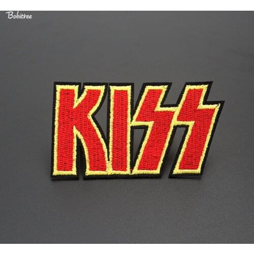 RED Fashion Patch Embroidery Letters Badge Hot iron on Applique for Jacket Jeans Clothes DIY Patchwork