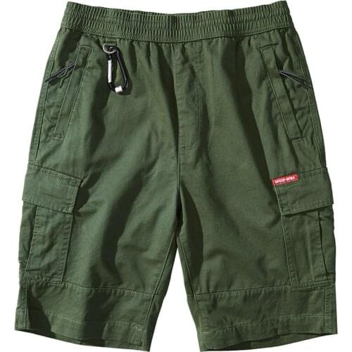 Brand Mens Cargo Shorts Work Casual Shorts for Men Summer Male Fashion Joggers Squad Match Knee-Length Wear Homens Plus Size 60