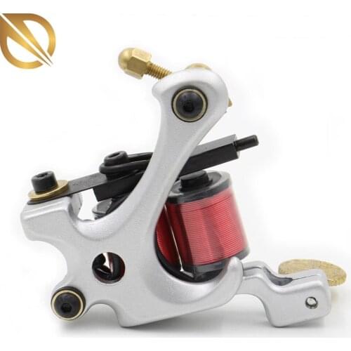 Newest Coil Tattoo Machine Gun 10 Wraps Coils Tattoo Gun For Liner Shader Tattoo Grip Tattoo Artist