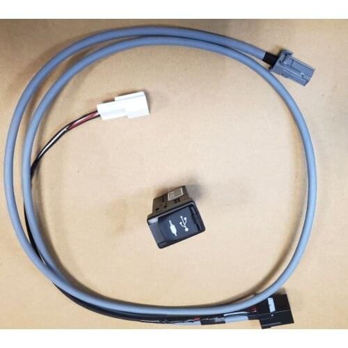 Original for Toyota Prado Land cruise Reiz Levin Corolla Highlander USB Socket cable wire