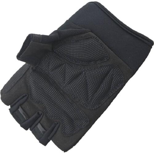 Factory sell highQuality new mens outdoor tactical Half Finger Gloves breathable and antiskid riding army fan Training Gloves