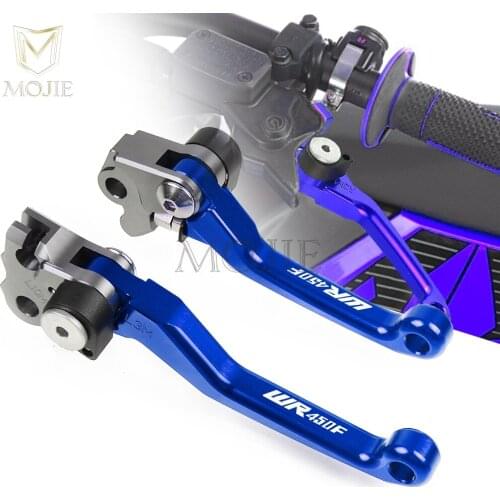 For Yamaha WR450F 2001-2015 2002 2003 WR 450 F 450F 2016-2018 2017 CNC Pivot Brake Clutch Levers Motorcycle Dirt Bike Motocross