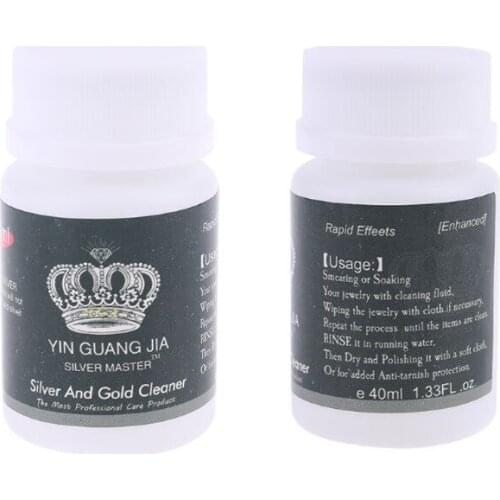 2Pcs Jewelry Cleaner Versatile Rust Remover Anti Tarnish Protectn Rust Detergent 85LF