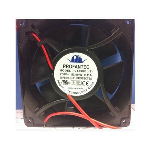 Profan Aluminum frame cooling fan P2133HBL(T) AC230V 6 months warranty