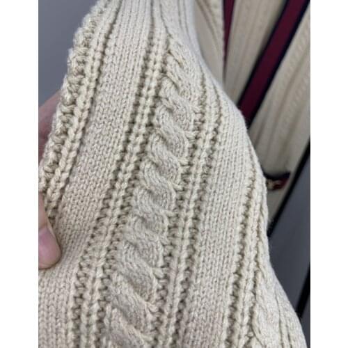 Maisie Women Sweaters Cardigans Knitted V-Neck Spring Autumn Long Sleeve Loose Elegant High Street Lady Offoce Tops S