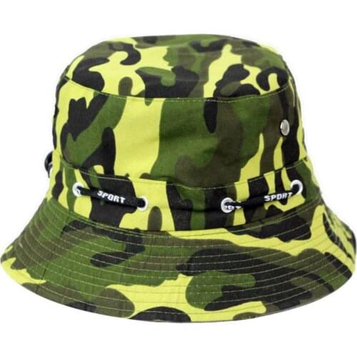 2021 New Fashion Camouflage Sun Block Bucket Hat Outdoor Breathable Hiking Fishing Cap Sun Fishing boonie Hat Шапка для рыбалки