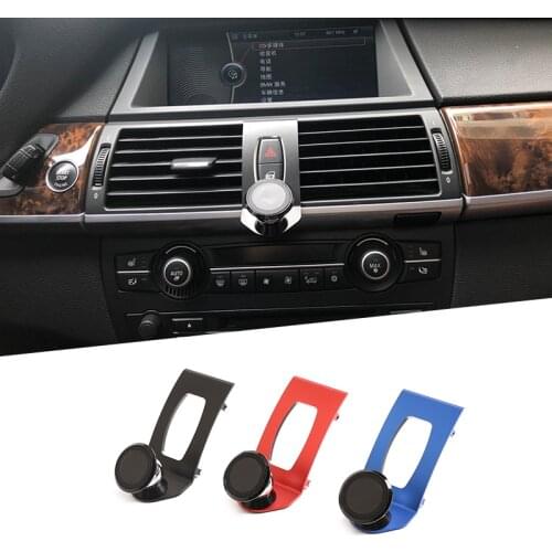 3Colors Aluminum alloy Car Mobile Phone Holder Aavigation Bracket For BMW X5 E70 2007-13 X6 E71 2008-14 Car Interior Accessories