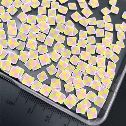 60g Square Polymerclay,Soft Clay Sprinkle For Kid Diy/Craft Diy Making/Nail Art/Scrapbook Decoration/Craft Filler wholesale