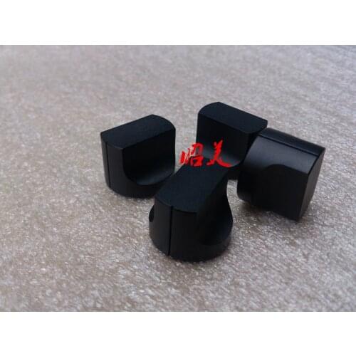 Free ship 1pcs Duckbone type Aluminum Knob Solid Volume Knob Diameter 20mm High 15mm Audio Amplifier Potentiometer Knob