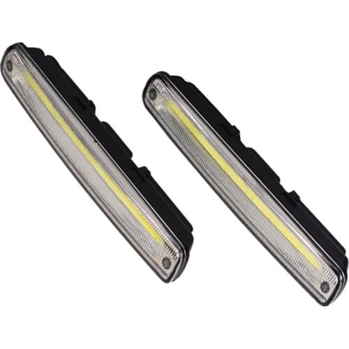 SELYNDE 2Pcs/Set DRL Car Daytime Running Light LED Day Lamp 100% Waterproof with On/Off Function Driving Fog Lamp