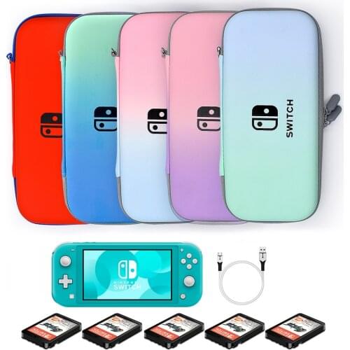 Game console carry case for nitnendo switch lite hard eva protection cover travel pouch for switch lite accessories