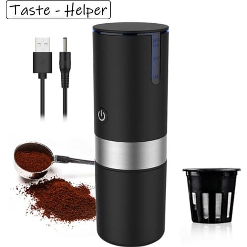 Travel Coffee Machine for Car, Electric DC 3-12V Portable Expresso Maker Outdoor Nexpresso Dolce K-CUP Capsule Coffee Maker