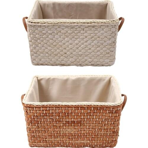 Storage Basket Japanese Garden Storage Basket Home Sundries Boxes Storage Boxes Corn Husk Woven Basket