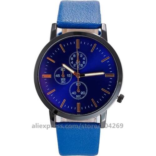 Fashion Luxury No Logo Watch Women Fashion Dress Wristwatches Women Blue Quartz Watches 920163