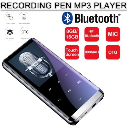 M13 OTG MP3 Player Voice Recorder 1.8" OLED Touch Screen Portable HIFI 5D 8GB/16G With/Without Bluetooth Ultra Thin Music Player