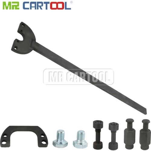 MR CARTOOL EA211 Engine Crankshaft Belt Pulley Retaining Wrench For VW Audi 1.4 TSI Engine OEM T10475 3415 Dual-purpose CT80009