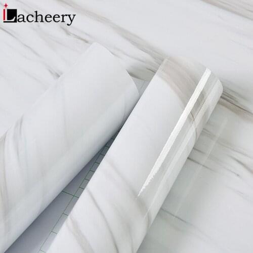 3M Marble Contact Paper Vinyl PVC Waterproof DIY Removable Self-adhesive Wallpaper Roll Living Room Furniture Countertop Sticker