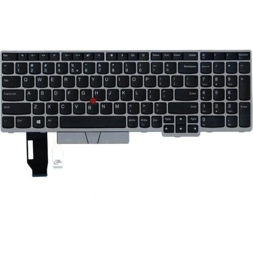 New Original laptop Lenovo ThinkPad E580 L580 E585 E590 T590 E595 L590 no Backlit Keyboard silvery US 01YN729 01YN649