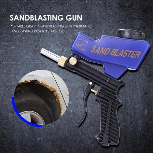 New Portable Sand Gravity Sandblasting Gun Anti Rust Anti-rust Blasting Device Pneumatic Small Sand Blasting Machine