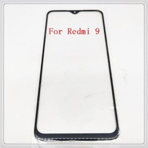 Top Quality 6.53 inches For Xiaomi Redmi 9 9A 9C Front Touch Screen Glass Outer Lens Replacement
