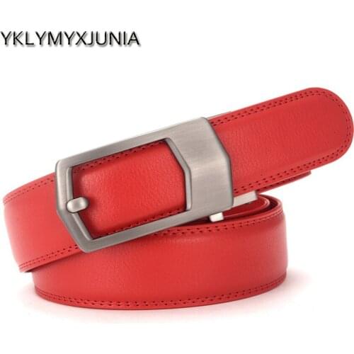 Men Belt Designer Leather Belts Man Automatic Buckle Cowhide Belts Luxury Comfort Click Belt width:3.5cm,l110-120cm