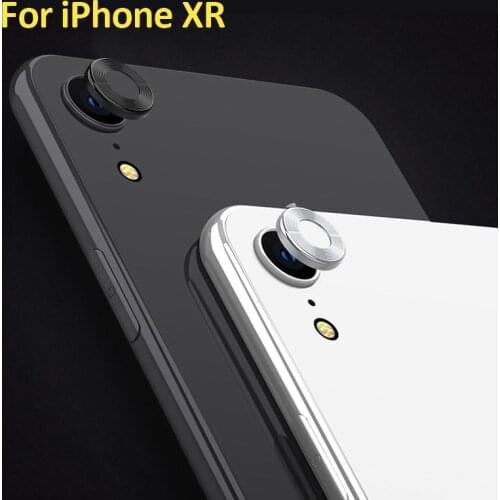 Luxury Camera Lens Protector Ring Plating Aluminum For iPhone XR Camera Lens Protection Ring Cover For iPhone XR Back Lens Film
