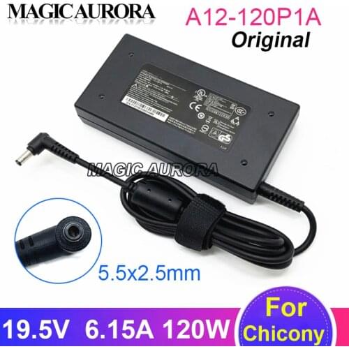 120W A12-120P1A 19.5V 6.15A Laptop Charger Adapter for MSI GS70 GE60 GE70 GP60 PE62 GE72 GF63 GX60 16GH A12-120P1A Power Supply