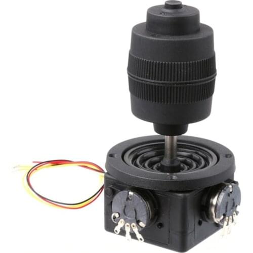 1PC 4D 4-axis JH-D400X-R4 Plastic Joystick Potentiometer 10K ohm with Push Button Wire