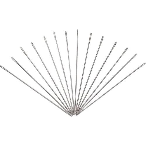 10Bags Iron Long Beading Needle for Jewelry Threading Cord Tool Bracelet Necklace Making