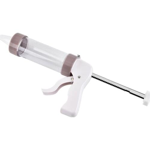 B0KB 20 Pcs Cookie Press Set with Cake Cream Decorating Syringe Baking Pastry Nozzle Cupcake Icing Piping Tips Tool