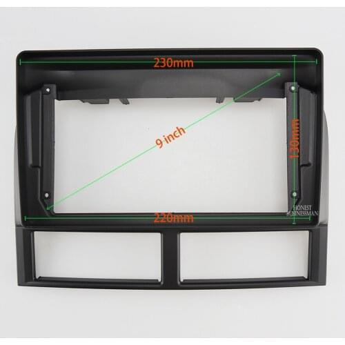 9 INCH Car Audio Frame GPS Navigation Fascia Panel Car dvd Plastic Frame Fascia is suitable for 2004-2005 JEEP GRAND CHEROKEE