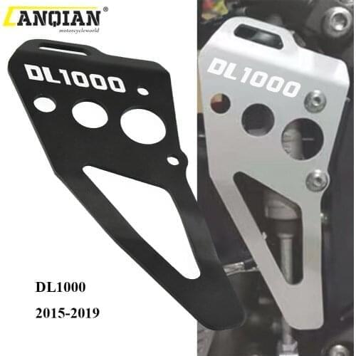 Motorcycle Accessories CNC Brake Pump Cover Rear Brake Master Cylinder Guard For Suzuki DL1000 DL 1000 2015 2016 2017 2018 2019