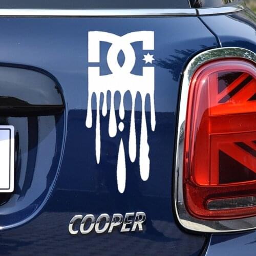 Car Stickers DC Block Splash Funny Creative Decals Decoration For Trunk Windshield Auto Tuning Styling D40