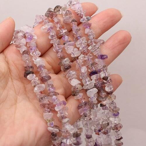 40CM Irregural Shape Gravel Stone Beads Natural Agates Stone Loose Beads for DIY Jewelry Necklace Bracelet Accessories 3x5-4x6mm