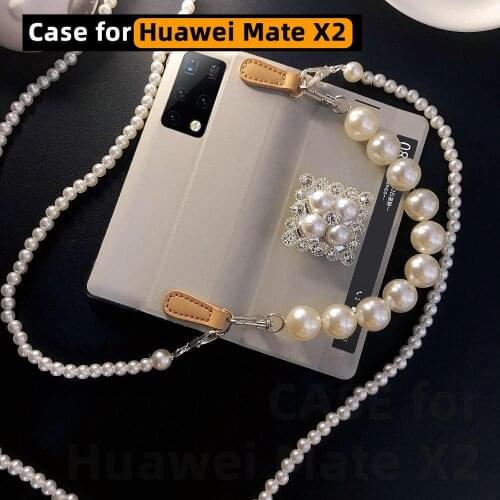 For Huawei Mate X2 Case, Case for Girl, Huawei Mate X2 Case Luxury Phone Holder
