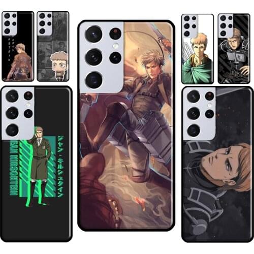 Jean Kirstein Attack on Titan TPU Case For Samsung Galaxy S20 FE S10 S8 S9 Plus Note 10 Note 20 S21 Ultra Phone Cover