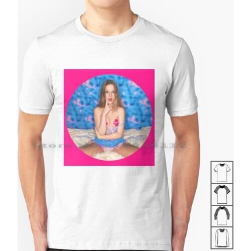 Diddly E-Girl T Shirt 100% Cotton Diddly Asmr Model Pinup Babe Onlyfans E Girl Softcore Cutie Tits Petite Blonde Sexy Creative