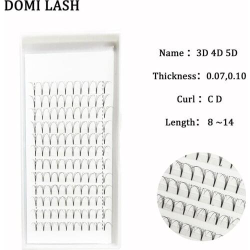 Premade Volume Fans Eyelashes Natural Volume Lash Extension Tray Supplies Makeup Lashes Bulk Natural Wispy Pestañas Postizas