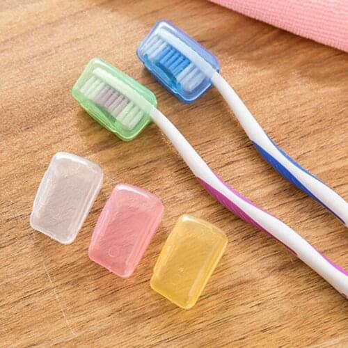 5Pcs Travel Toothbrush Head Cover Toothbrush Caps Protective Caps Hike Toothbrush Case Germproof Protector Multi Color